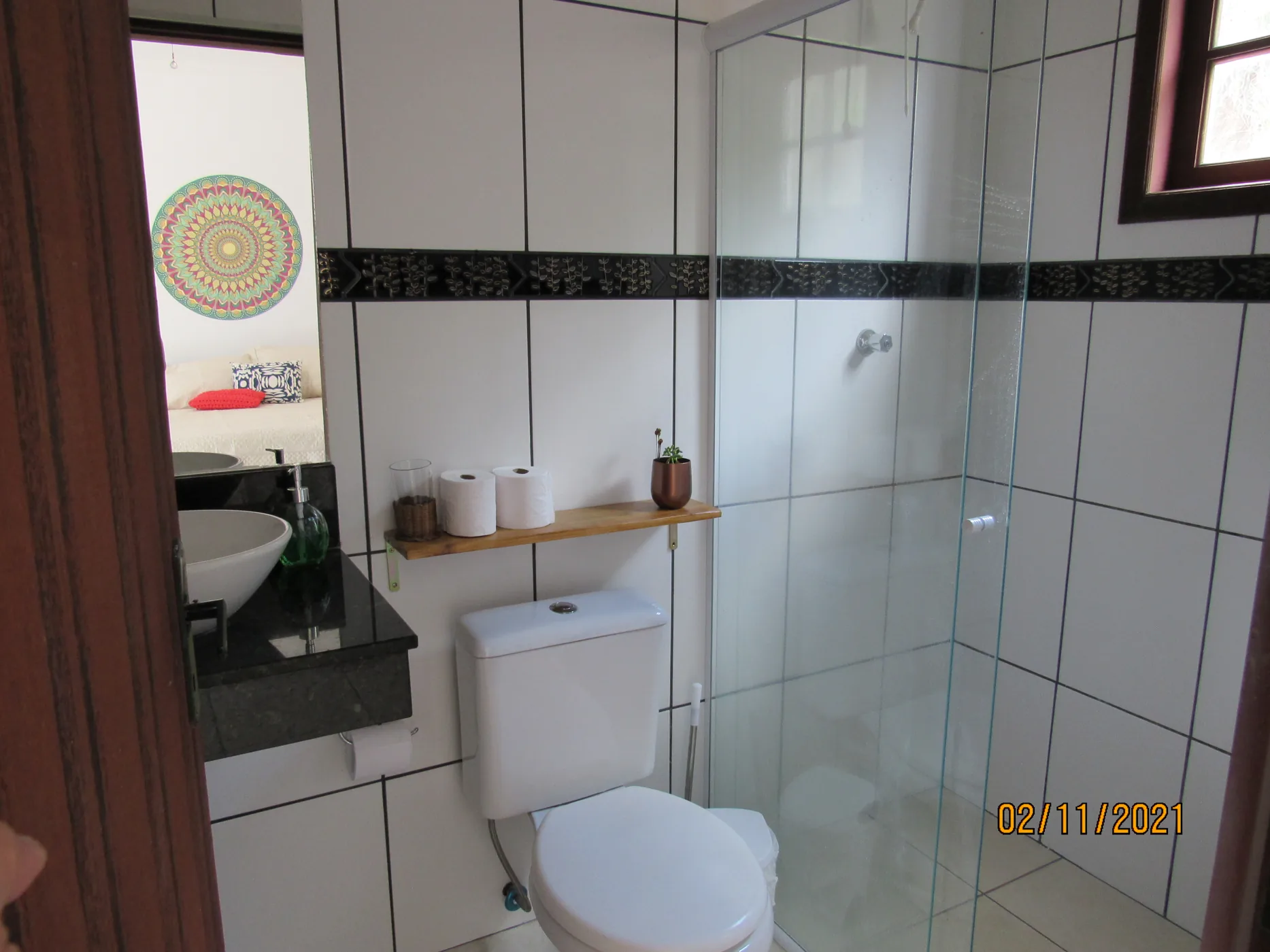 Banheiro do chalé